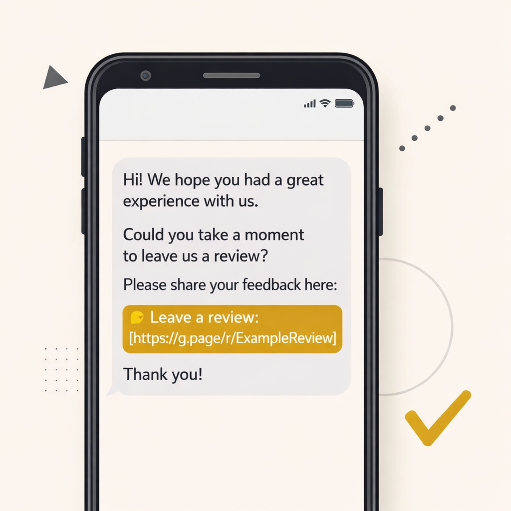 Automated SMS review requests